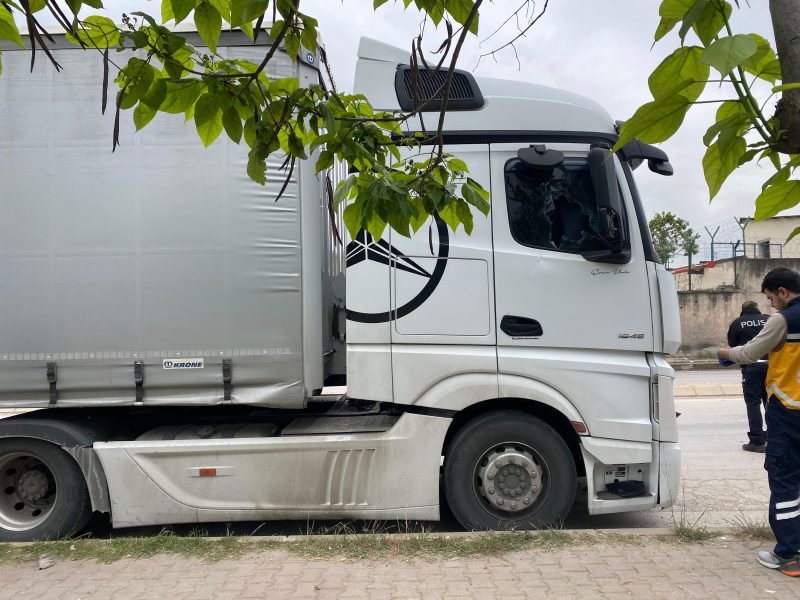 Tır sürücüsü araçta asılı halde ölü bulundu