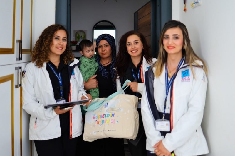 Bodrum’da ‘Hoş Geldin Bebek’ projesi devam ediyor