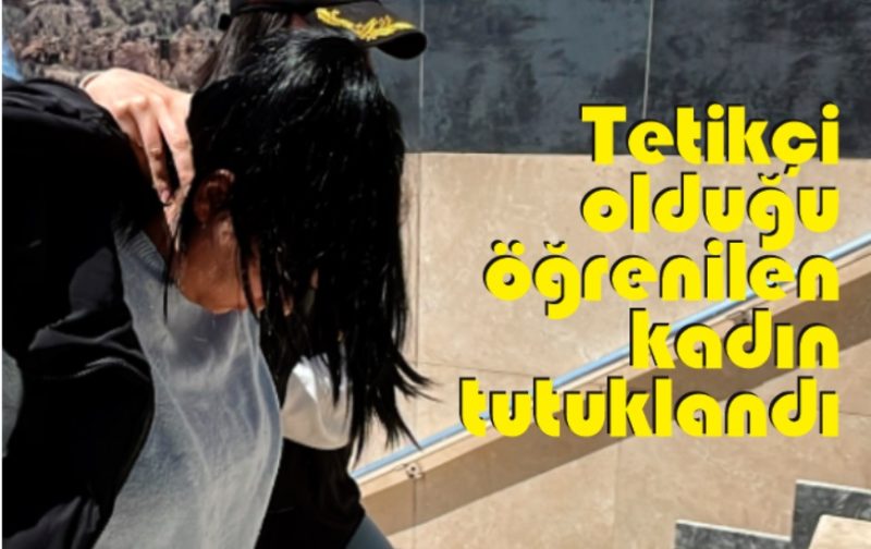 İş adamından haraç isteyen şüpheli kadın çıktı çıktı