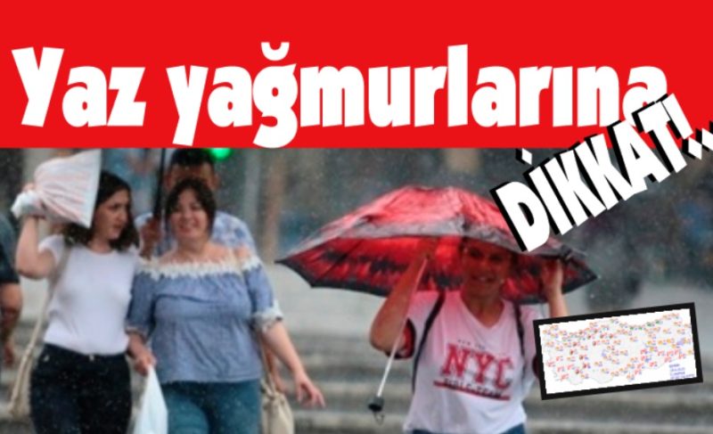 Meteoroloji yeni harita yayımladı!