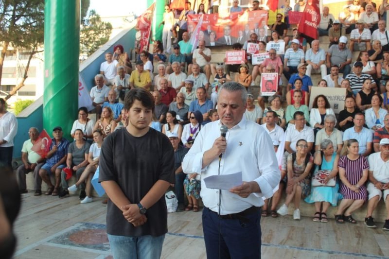 CHP Fethiye’den eş zamanlı tepki eylemi