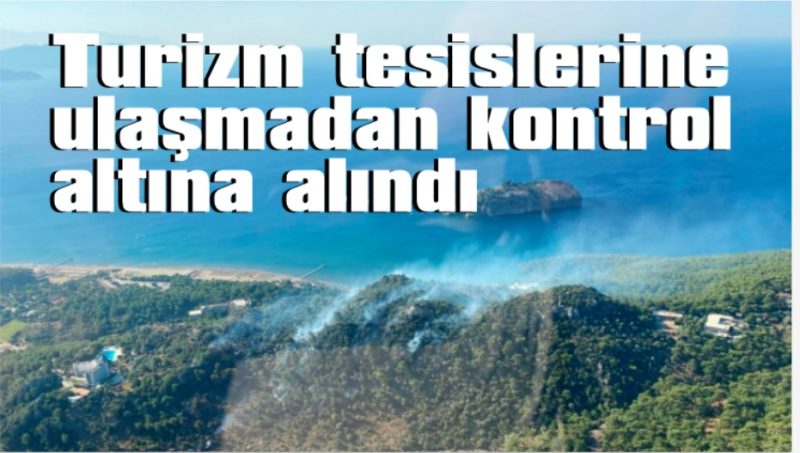 Ortaca Sarıgerme’de çıkan yangına müdahale sürüyor