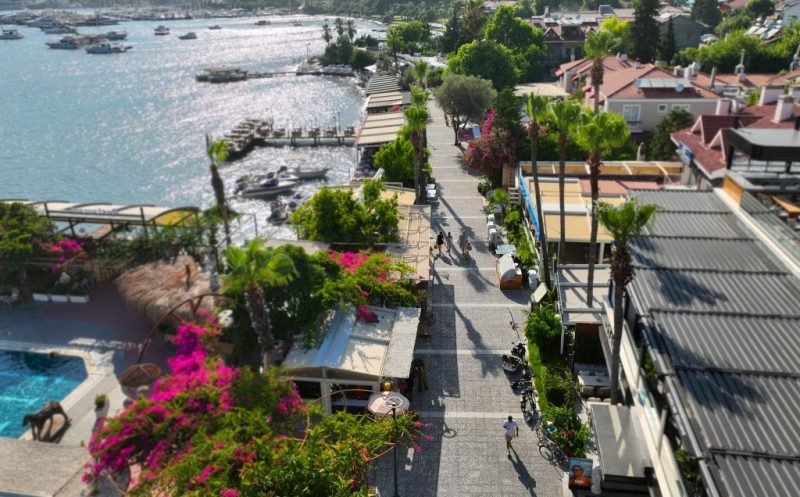 Göcek Sahil bandı güzelleşti