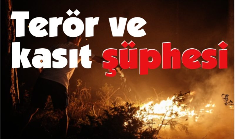 1 günde eş zamanlı 76 farklı noktada yangın çıkmış