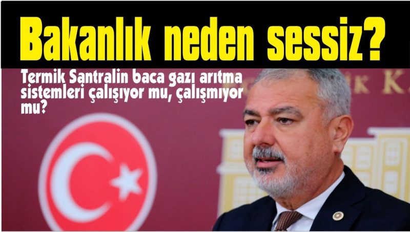 CHP’li Uzun termik santralin siyah dumanını TBMM gündemine taşıdı