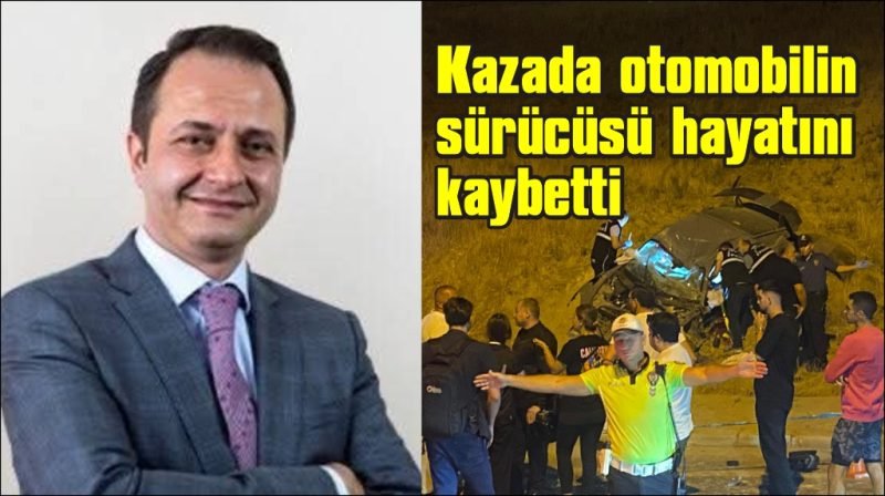 Otomobil takla attı: 1 ölü, 1 yaralı