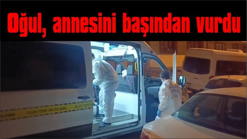 Oğul, annesini başından vurdu