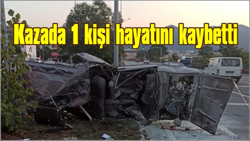  Giresun’da feci kaza: 1 ölü