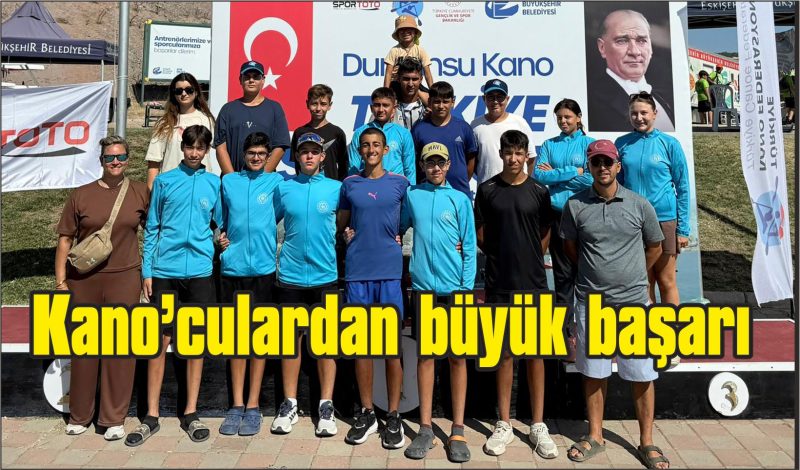 Muğlalı Kano’culardan büyük başarı