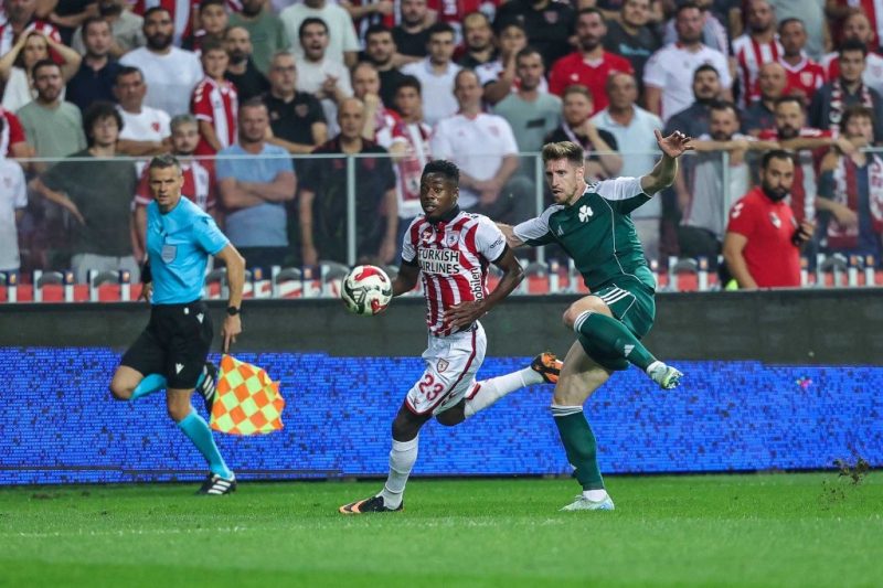 UEFA Avrupa Ligi: Samsunspor: 0 – Panathinaikos: 0 (İlk yarı)