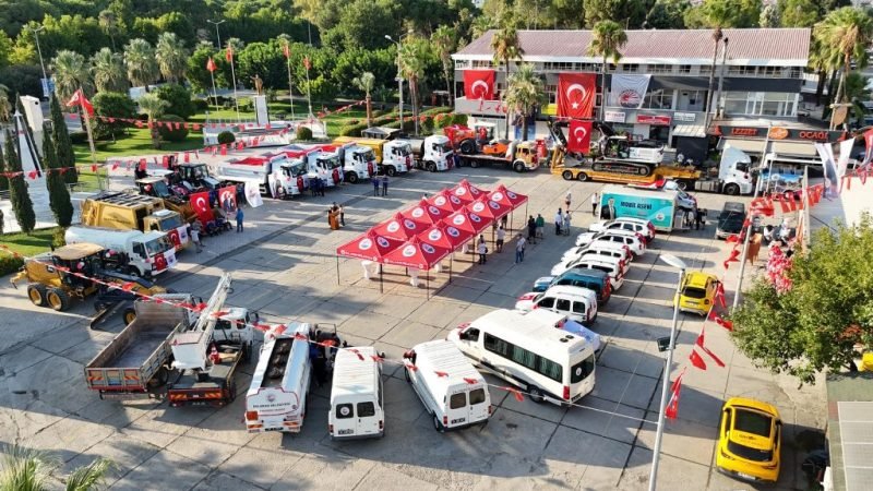 Dalaman Belediyesi araç filosuna 30 yeni araç kattı