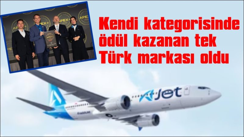  AJet ikinci kez uluslararası ödüle layık görüldü