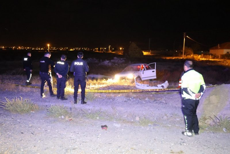 Ehliyetsiz ve alkollü otomobil sürücüsü takla attı:  1 ölü, 1 yaralı