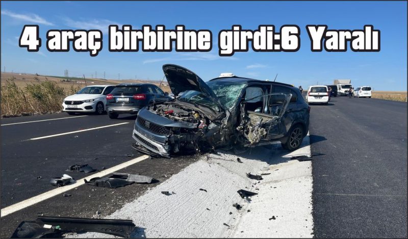Zincirleme kaza: 6 yaralı
