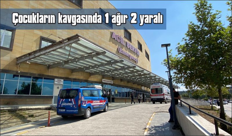 Çocukların da karıştığı bıçaklı kavga: 1’i ağır 2 yaralı