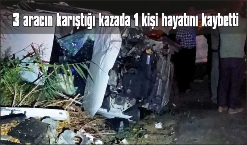 Zincirleme kaza: 1 ölü 8 yaralı