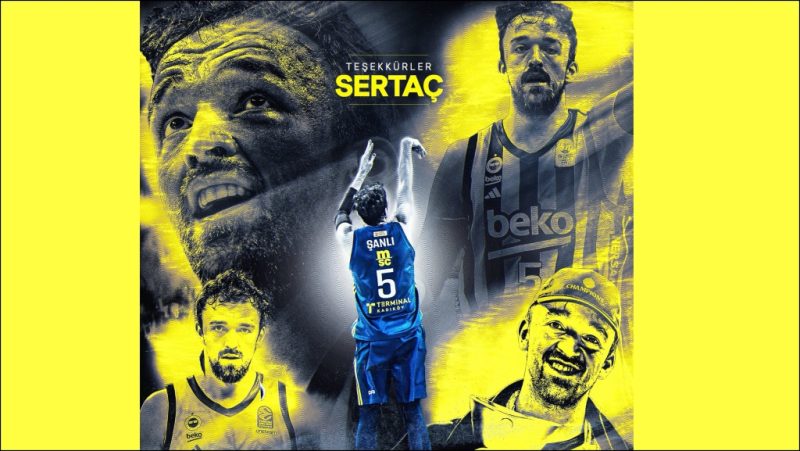 Fenerbahçe Beko, Sertaç Şanlı’ya veda etti