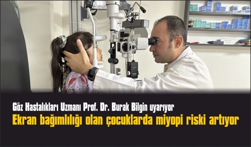Ekran bağımlılığı olan çocuklarda miyopi riski