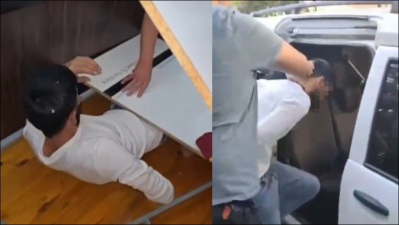  Aranan şahıs yatağın altında yakalandı
