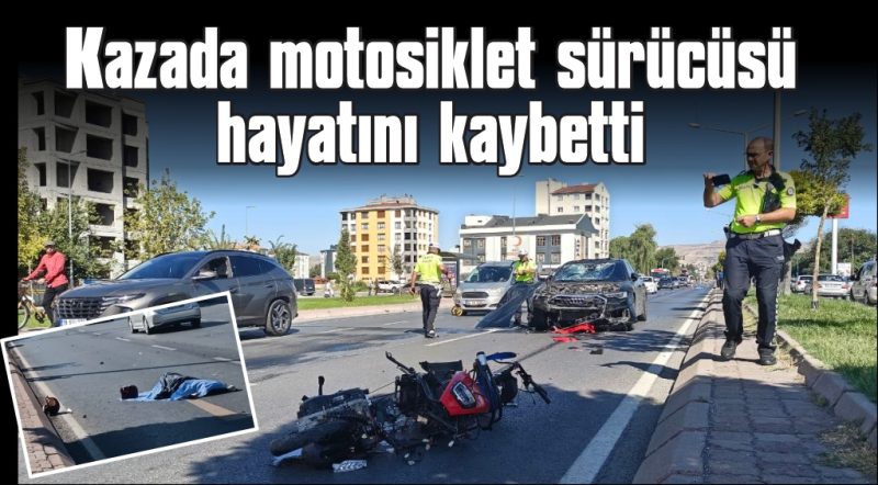 Otomobil ile motosiklet çarpıştı: 1 ölü