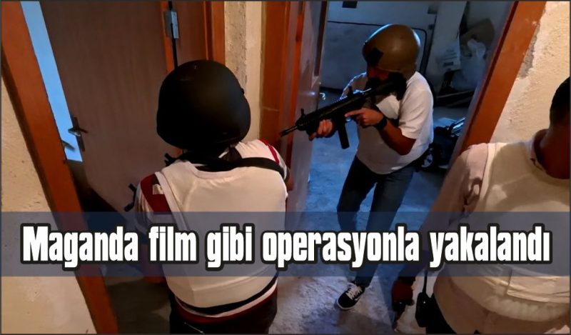 Eli tüfekli şahıs film sahnelerini aratmayan operasyonla böyle yakalandı