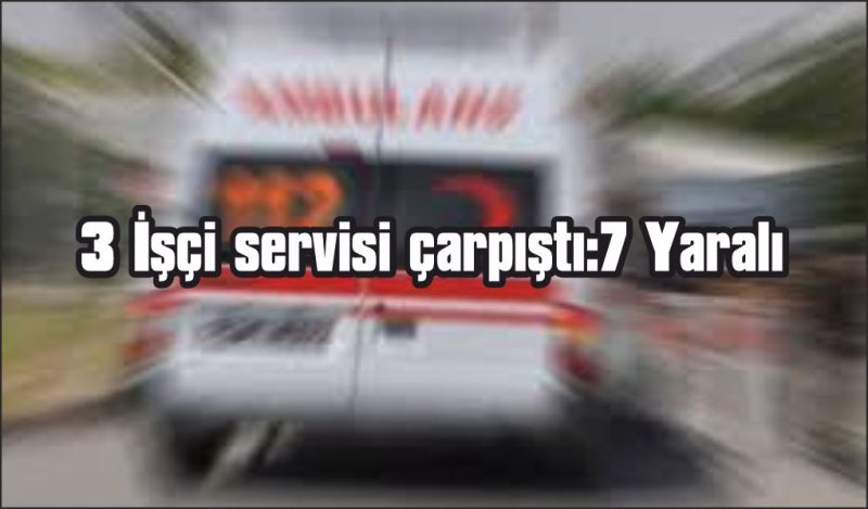 Zincirleme trafik kazası: 7 yaralı