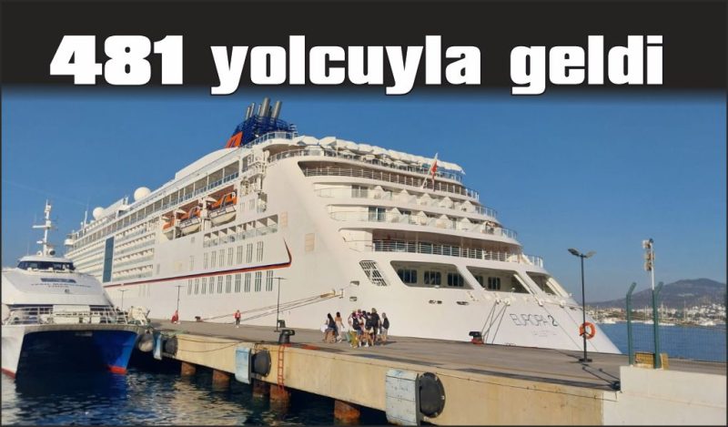 Mikonos’tan Bodrum’a 481 yolcu getirdi