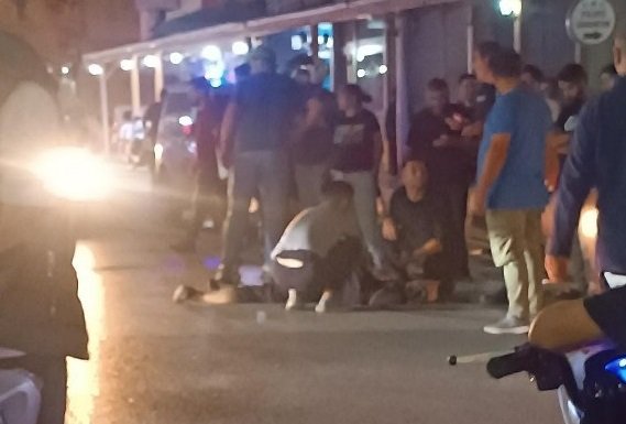 Devrilen motosikletin sürücüsü ağır yaralandı