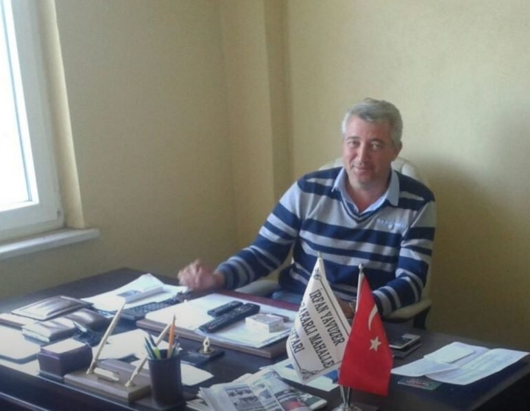 Yüksekten düşen muhtar hayatını kaybetti