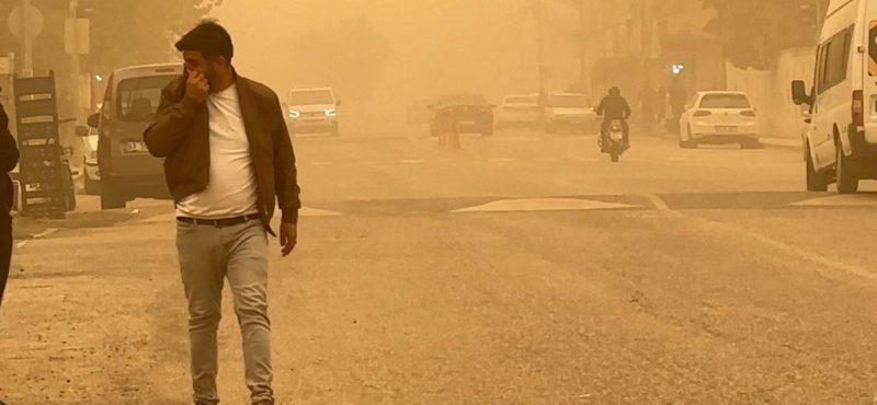 Toz bulutu hayatı olumsuz etkiledi