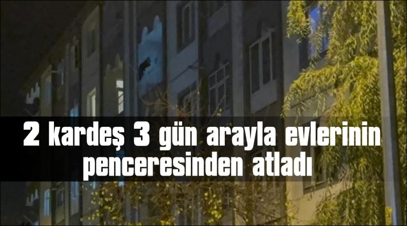 Ablasının acısına dayanamadı, aynı yerden atladı: 1 ağır yaralı