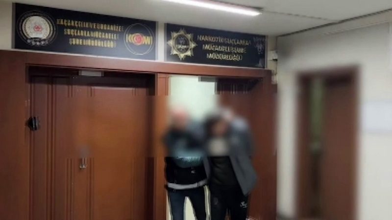 Uyuşturucu baskını film sahnelerini aratmadı