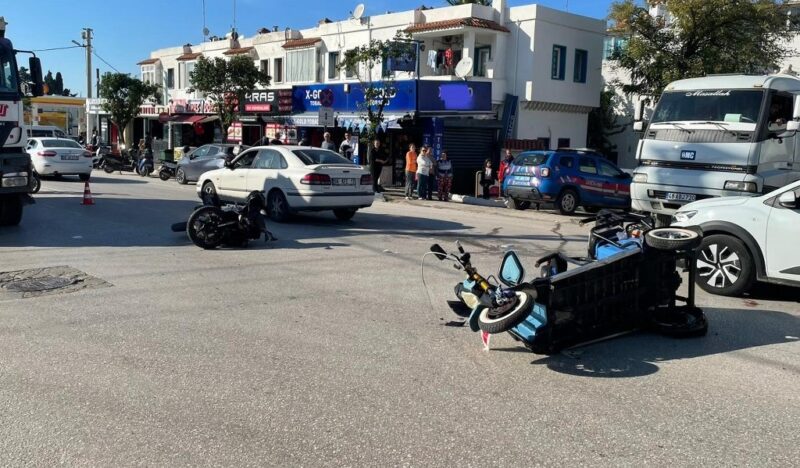 Bodrum’da 2 motosiklet çarpıştı, 1 kişi hayatını kaybetti