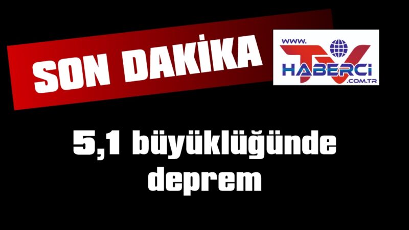 Antalya’da 5,1 büyüklüğünde deprem oldu