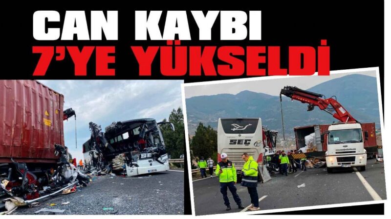 Osmaniye’deki feci kazada ölü sayısı 7 yükseldi