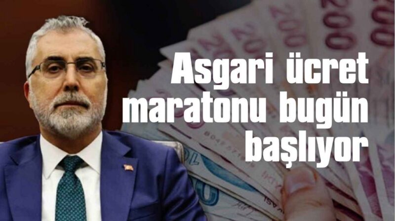 Asgari ücret için ilk toplantı bugün