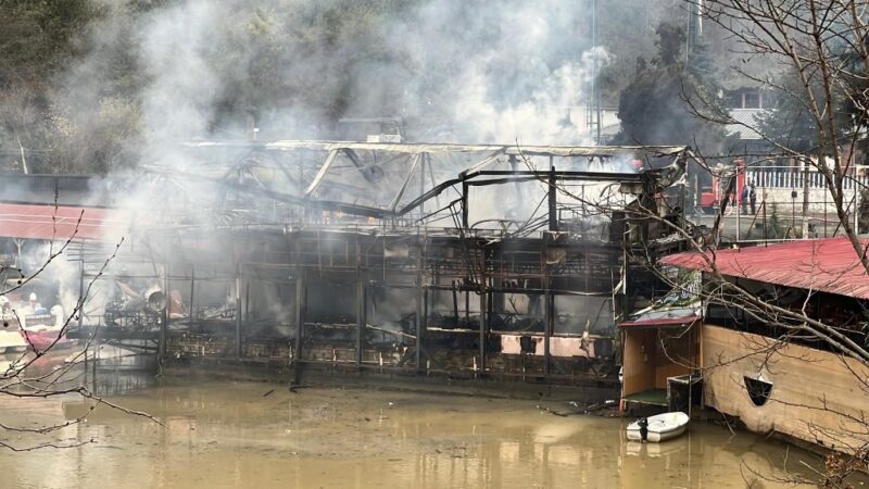 Turistik işletmede yangın