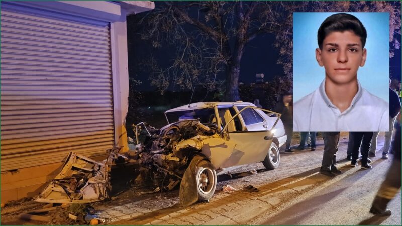 Kazada yaralanan çocuk sürücü 9 günlük yaşam savaşını kaybetti