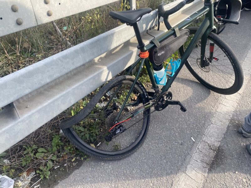 Mudanya yolunda bisikletli kazası: 1 kişi yaralandı