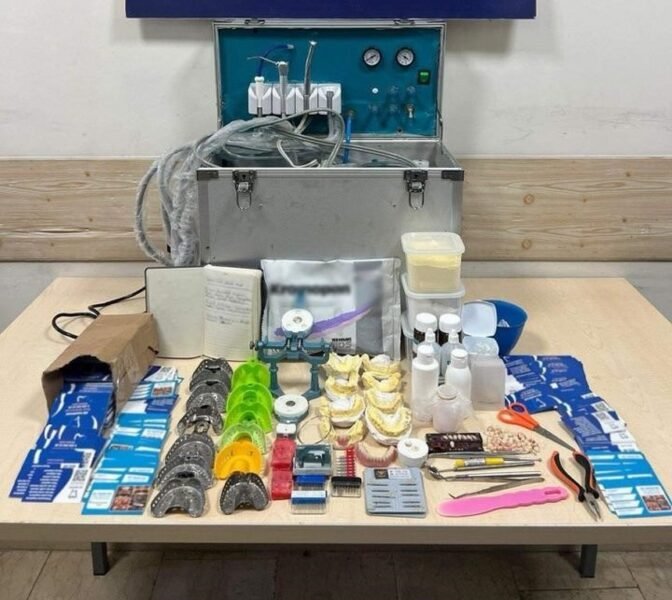 Evini kliniğe dönüştüren sahte dişçi yakalandı