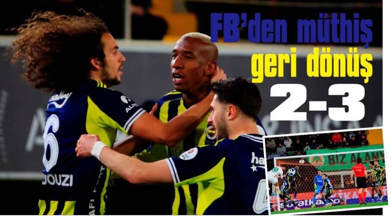 Fenerbahçe 3 puanla dönüyor