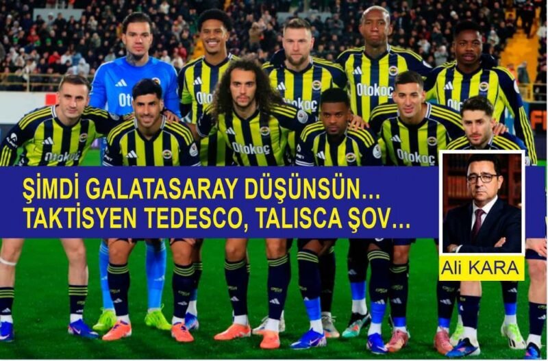 Şimdi Galatasaray düşünsün…