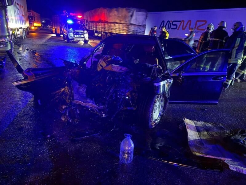 Burdur’daki feci kazada can kaybı 2’ye yükseldi