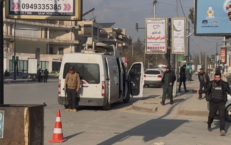 Terör örgütü SDG, Halep’te İHA canlı yayın aracına saldırdı