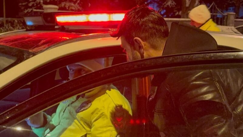 Alkollü sürücü ‘ekmeğim gider’ diyerek, işlem yapılmamasını istedi