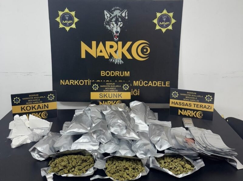 Bodrum’da uyuşturucu operasyonu: “3 sanığa 22 yıl 6 ay hapis”