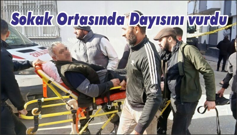 Tartıştığı dayısını sokak ortasında vurdu