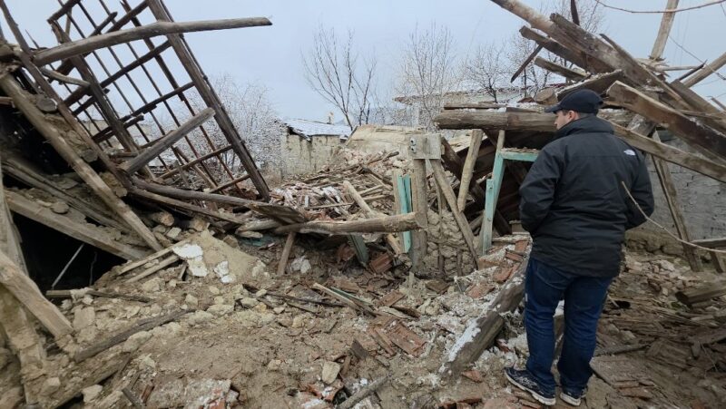 Güvercinlerini kontrol etmek isterken enkaz altında kaldı