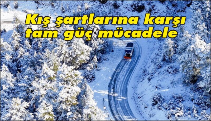 Çameli’de kış şartlarına karşı tam güç mücadele