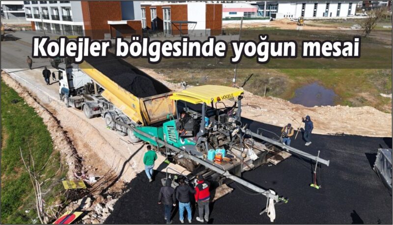 Menteşe Belediyesi’nden kolejler bölgesinde yoğun mesai